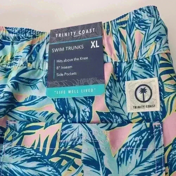 Mens tropical swim trunks New with Tags - Picture 2 of 9